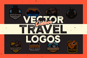 OUTDOOR TRAVEL LOGOS, a Branding & Logo Template by Roman Paslavsky (Thumbnail 1 of 9)
