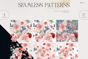Floral Fragrance, watercolor flowers, a Texture Illustration by ollalya (Thumbnail 11 of 15)