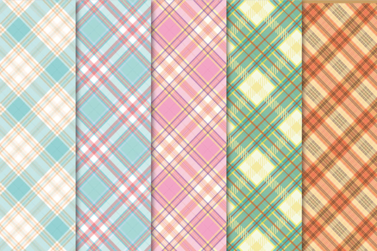 Digital Papers Plaids preview 3