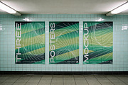 Glued Posters Mockup on Tile Wall, an Advertising Mockup by Design Squad (Thumbnail 1 of 5)