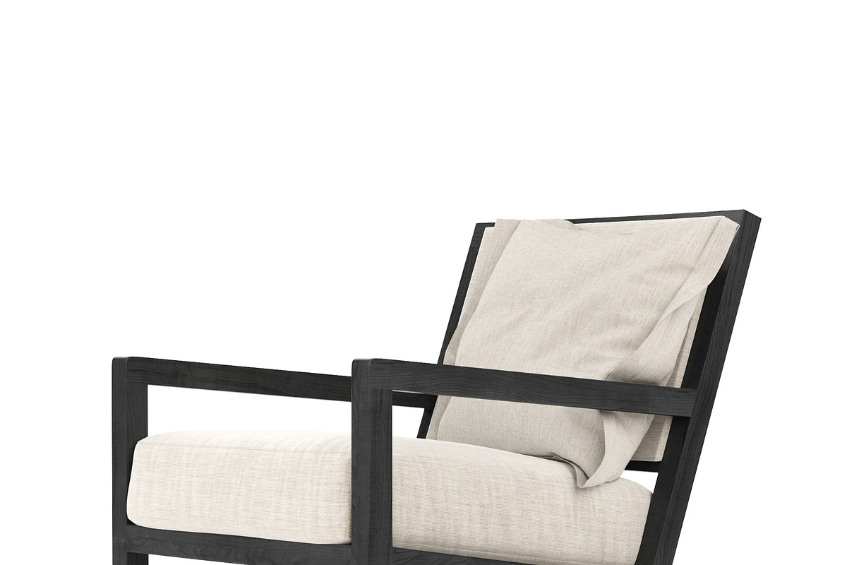 Clio Maxalto Armchair B&B Italia, a Furniture 3D Model by NOMODOL (Photo 5 of 7)