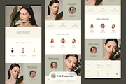 Loure - Skincare Website, a Landing Page Template by SLAB! Design (Thumbnail 2 of 4)