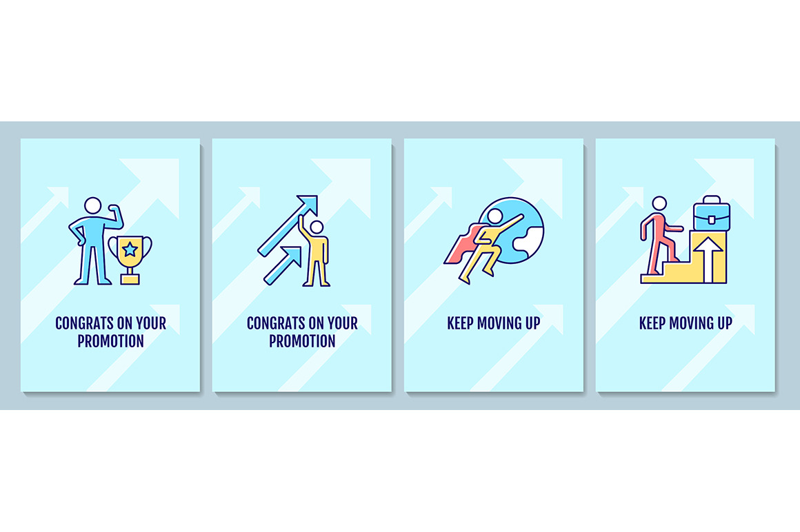Congratulation promotion card, a Card Template by IMG Visuals