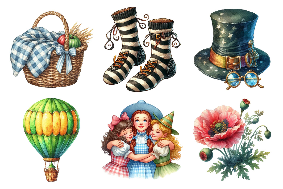 Wizard of Oz , Dorothy Clipart, an Illustration by Daily.Designs (Photo 3 of 5)