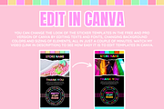 Pastel Neon Box Label Stickers, a Print Template by SunshineStudioBoutique (Thumbnail 5 of 7)