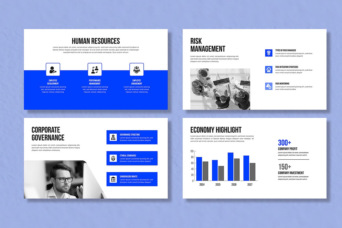 Annual Report Presentation Template, a Presentation Template by Mighty-Slide (Photo 5 of 6)