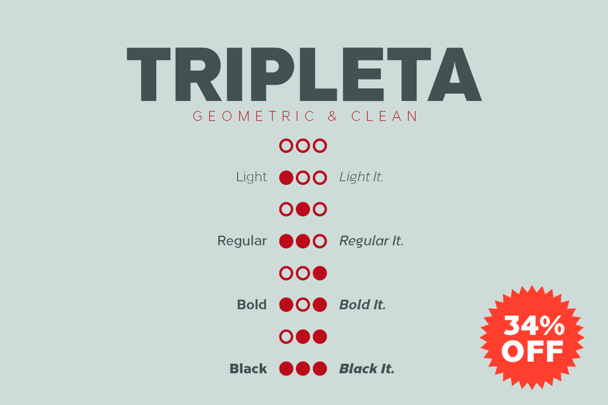 Tripleta Grotesk -8 fonts-, a Sans Serif Font by deFharo (Photo 1 of 9)