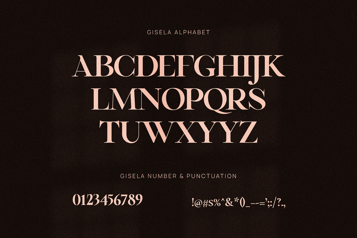 Gisela Serif Font, a Serif Font by Graphicxell (Photo 10 of 10)