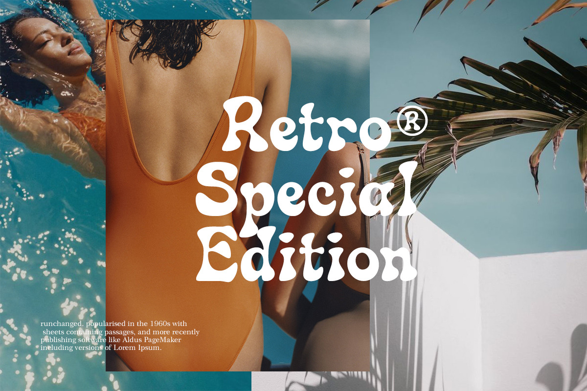 Sunday Morning Retro Display Font, a Serif Font by Muntab_Art (Photo 9 of 11)