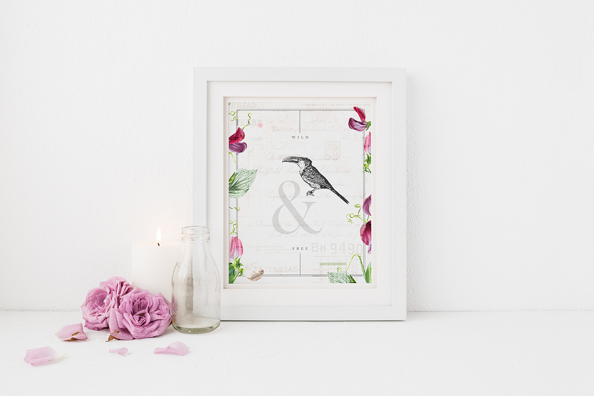 Vintage Flower Illustrations, an Illustration by Greta Ivy (Photo 3 of 8)