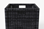 Rattan Basket Branas Black, an Object 3D Model by Markelos (Thumbnail 2 of 10)