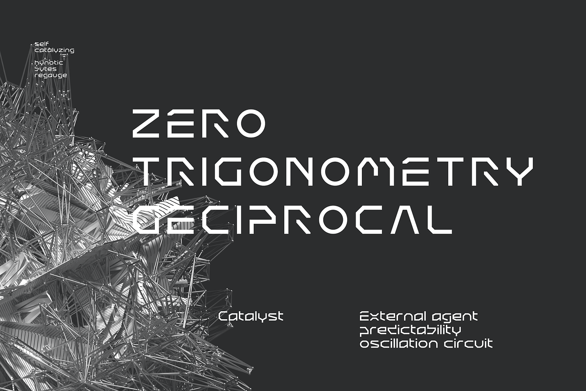 Krag Futuristic Tech Font, a Font by baqoos (Photo 2 of 7)
