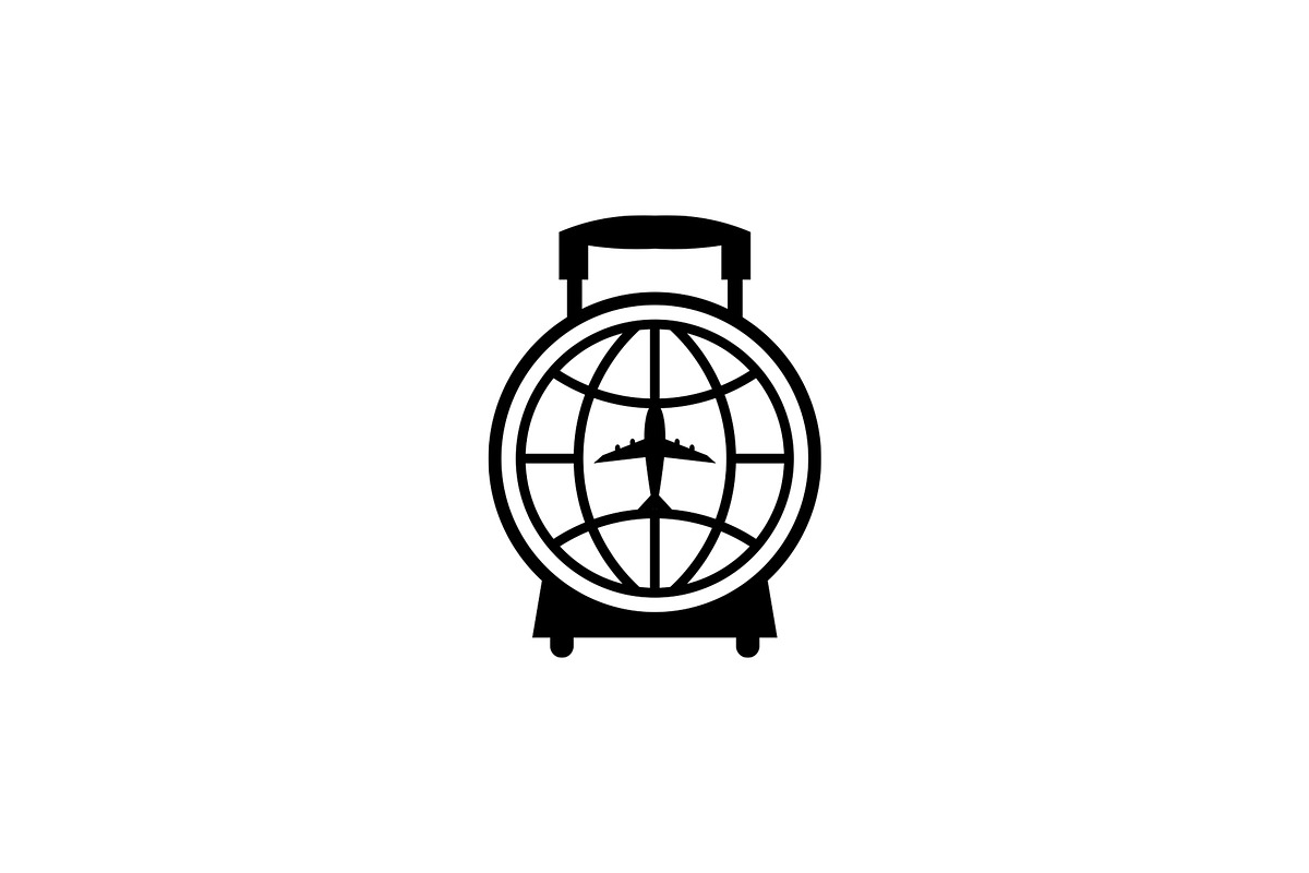 Travel Globe Plane Logo, a Branding & Logo Template by Luxury Logos (Photo 3 of 4)