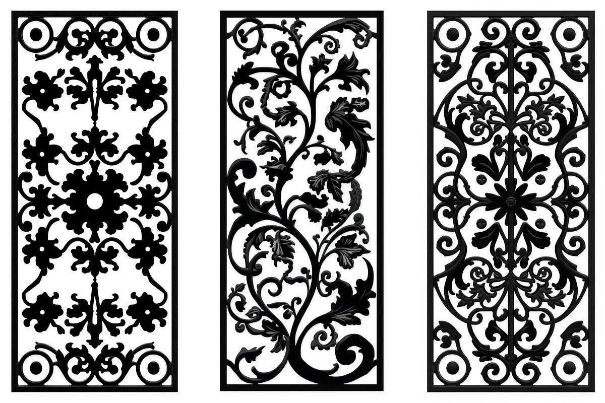 Elegant Lasercut Panel Vector Set, an Illustration by Amazin_art (Photo 12 of 21)