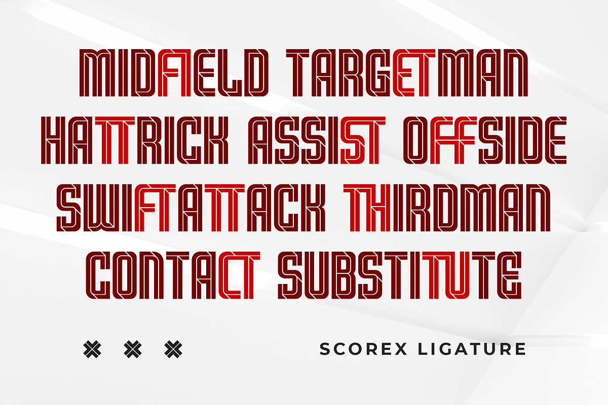 Scorex - Modern Condensed Sport Font, a Sans Serif Font by Typia Nesia (Photo 3 of 11)