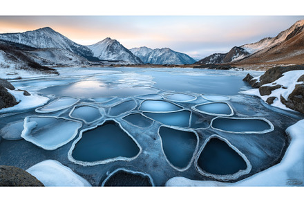 Scenic winter landscape with frozen, a Nature Photo by Sergey Kotenev