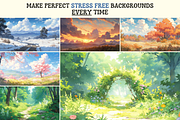 Procreate Nature Background Brushes, a Brushes & More by Cozy Brushery (Thumbnail 8 of 12)