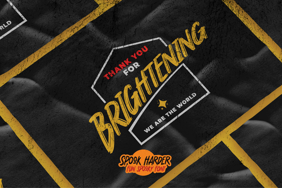 Spook Harder - Fun Spooky Font, a Font by Gassstype (Photo 8 of 8)