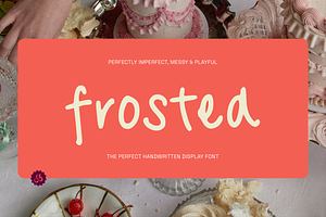 Frosted | Imperfect Handwritten Font