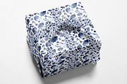 Dark navy, grey blue and white, a Pattern Graphic by Anya-D (Thumbnail 6 of 7)