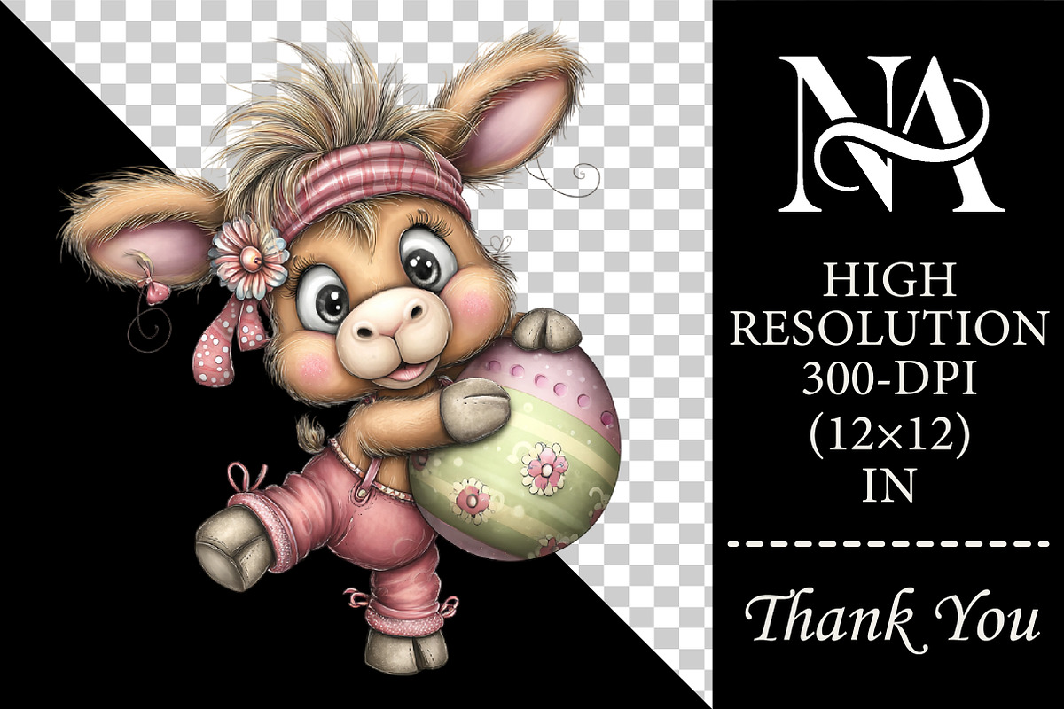 Whimsical Easter Camel Clipart, an Animal Illustration by RobertsArt (Photo 2 of 6)