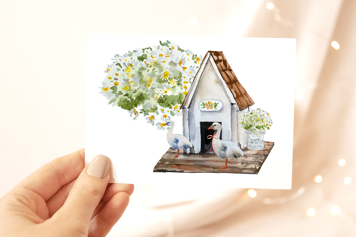Little Farmers Watercolor Set, a Person Illustration by Tati Bordiu (Photo 3 of 7)