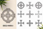 530 Vector Mandala Ornaments, an Animal Illustration by pixaroma (Thumbnail 22 of 55)