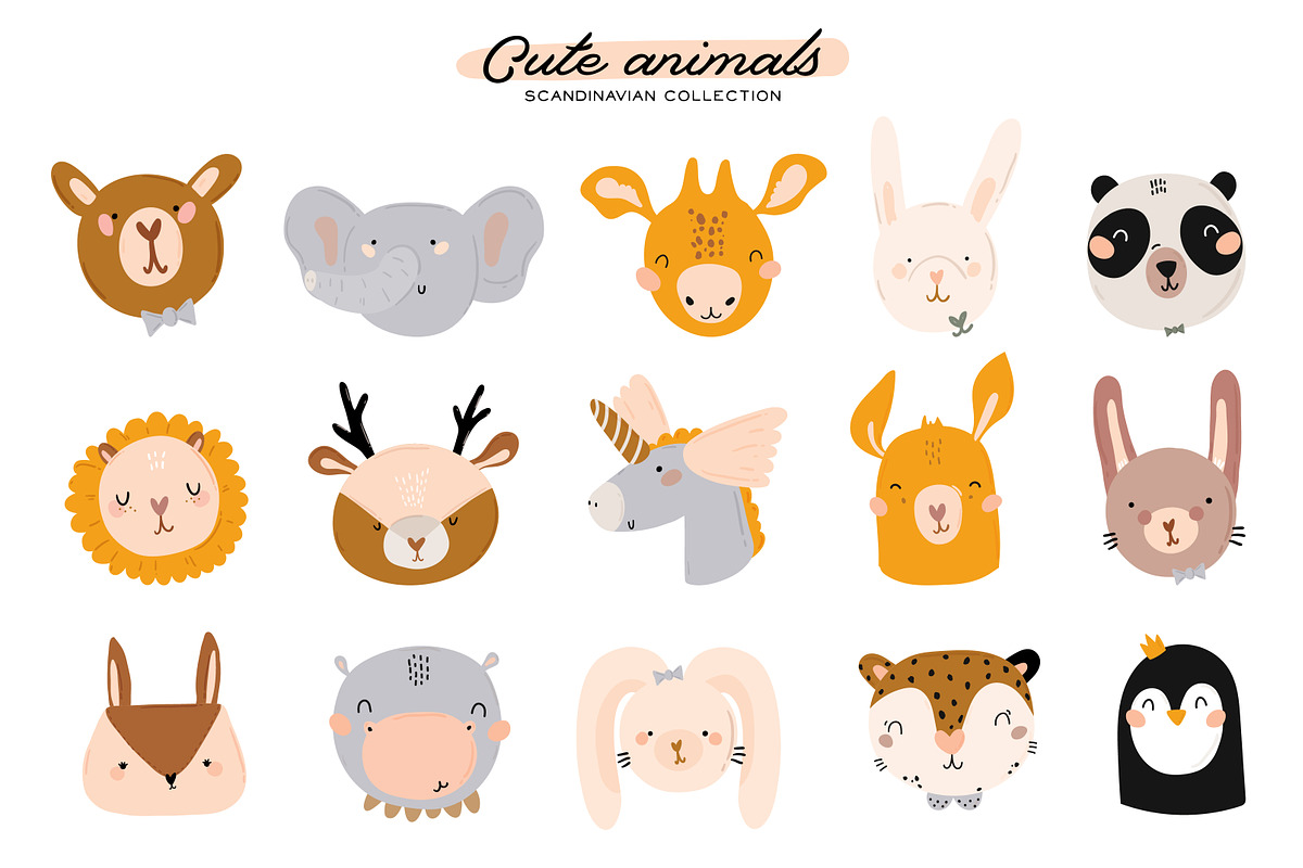 Nursery kids clipart, quotes, prints, a Decorative Illustration by Ruslana Lubenets (Photo 2 of 13)
