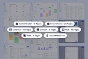 Multipurpose Dashboard SaaS UI Kit, an UI Kit Template by Lumina_ui_ux202 (Thumbnail 3 of 5)