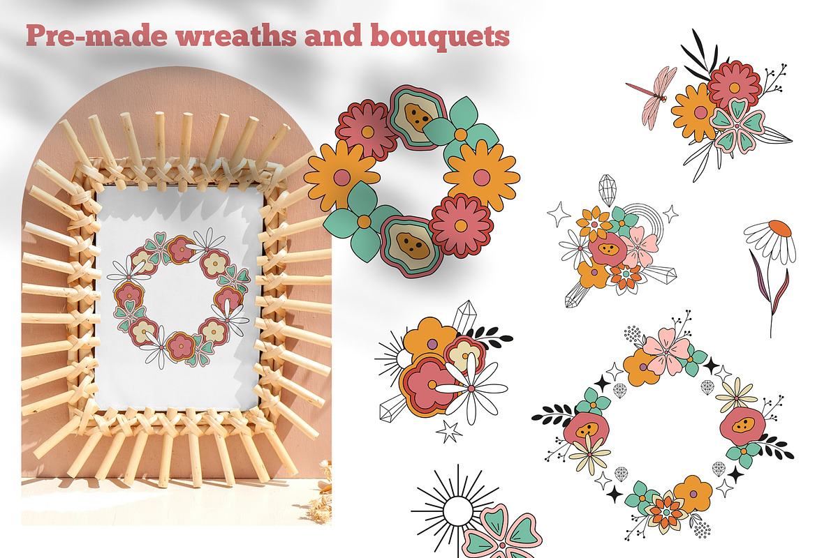 Retro Autumn - Magic Mushrooms, an Object Graphic by Sofico (Photo 14 of 18)
