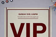 Multipurpose Retro VIP Pass Card 01, a Card Template by Tzochko (Thumbnail 3 of 5)
