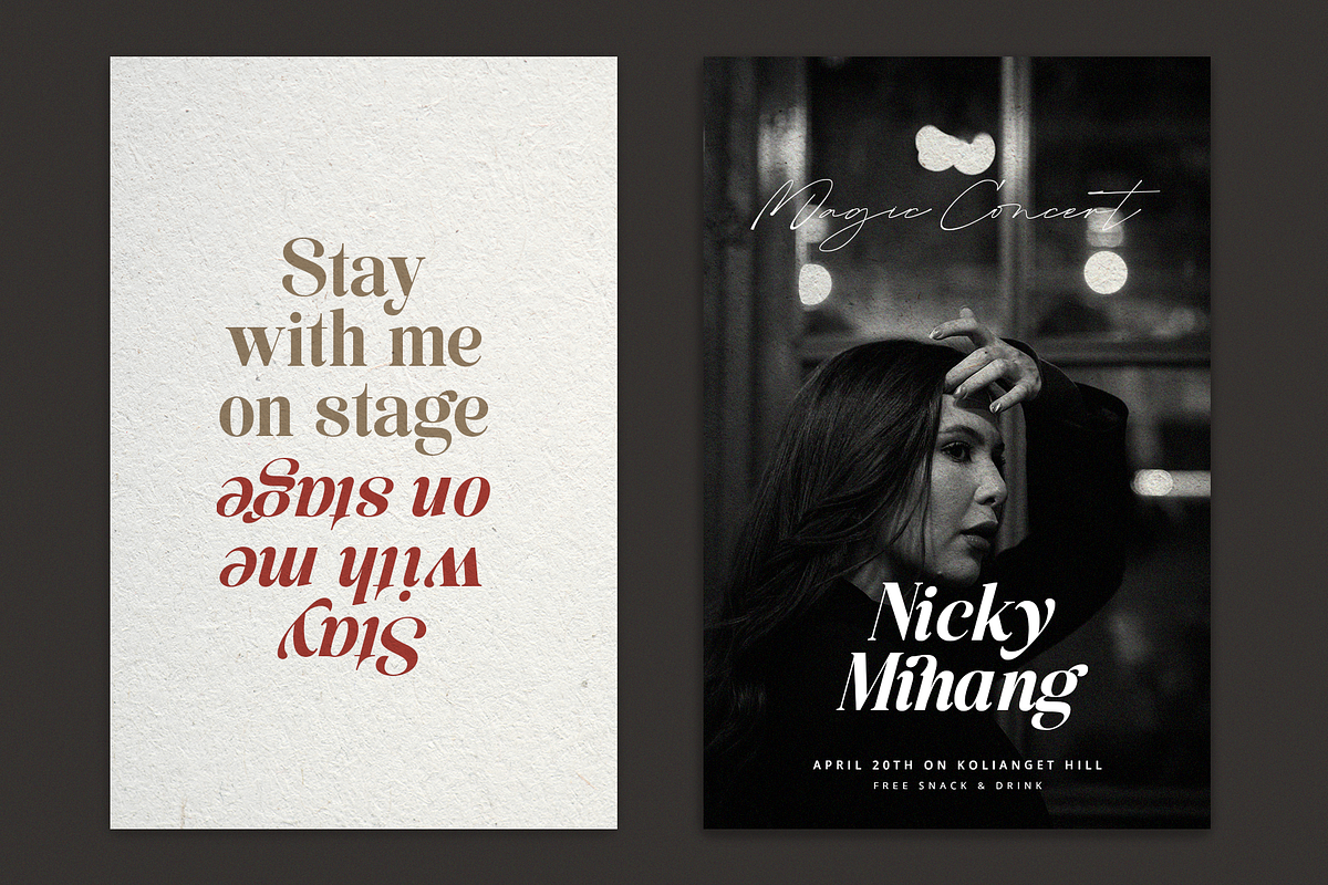 Crown Clusion Serif, a Serif Font by Violet Natural (Photo 10 of 11)