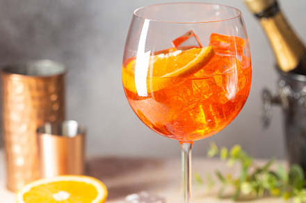 Aperol spritz cocktail stock photo containing aperol and drink, a Food & Drink Photo by piter.goskov