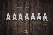 Old Scotch Typeface - 7 Styles, a Font by Wandery Supply (Thumbnail 4 of 9)