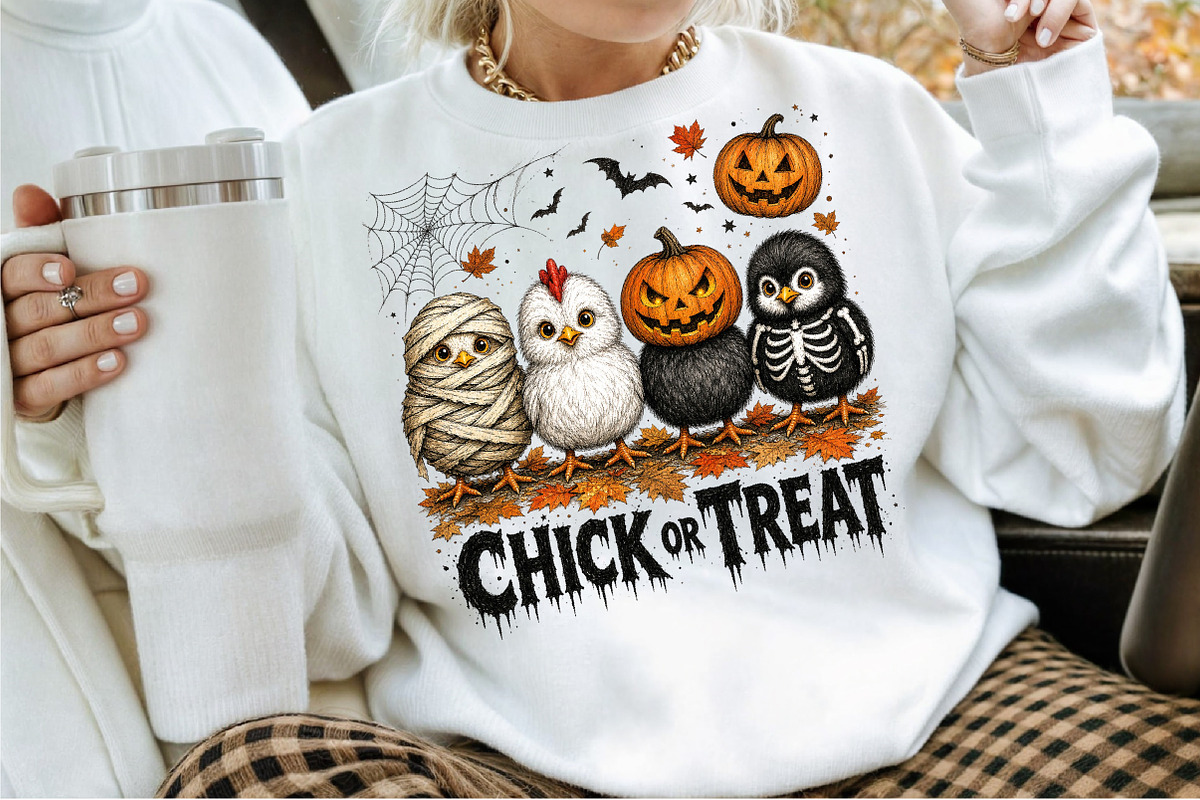 Funny Halloween Png Spooky Chicken, a Work Illustration by Sublimation Artist (Photo 2 of 9)