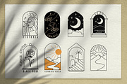 Arch line logo. Female art emblems., an Illustration by bioraven (Thumbnail 3 of 11)