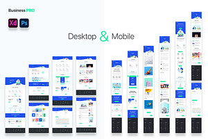 BusinessPRO | PSD & XD mobile first
