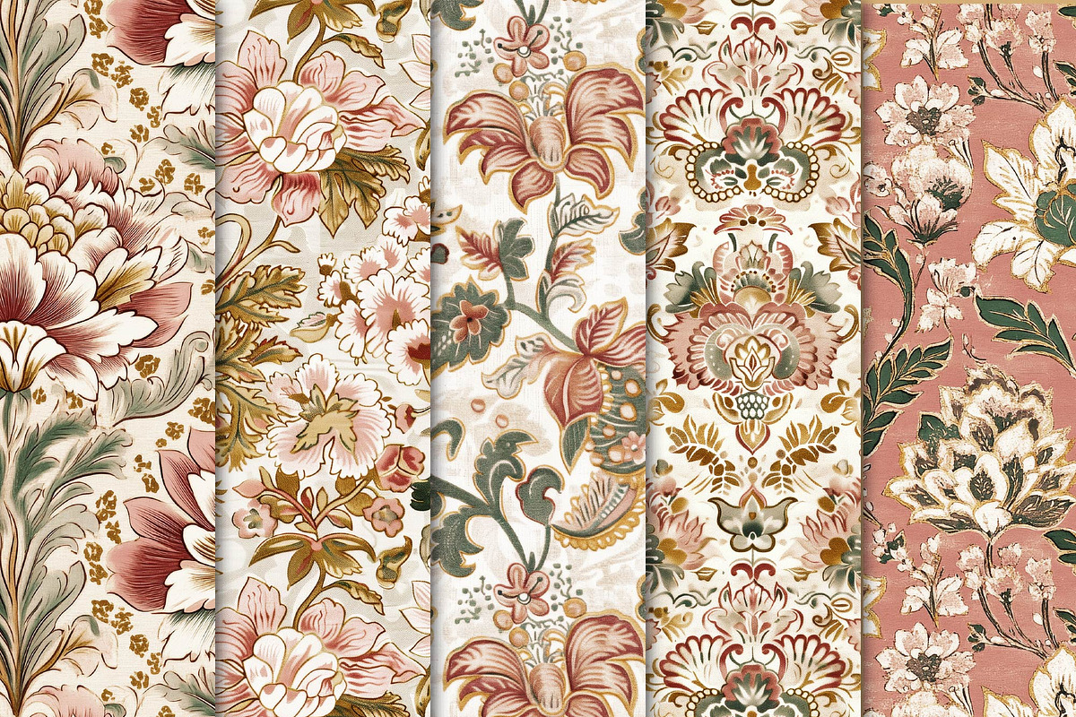 Boho Printable Papers Vintage Art, a Pattern Graphic by Maishop (Photo 8 of 8)