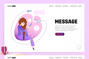 30 Landing Page Templates, a Templates & Theme by zao4nik (Thumbnail 5 of 19)