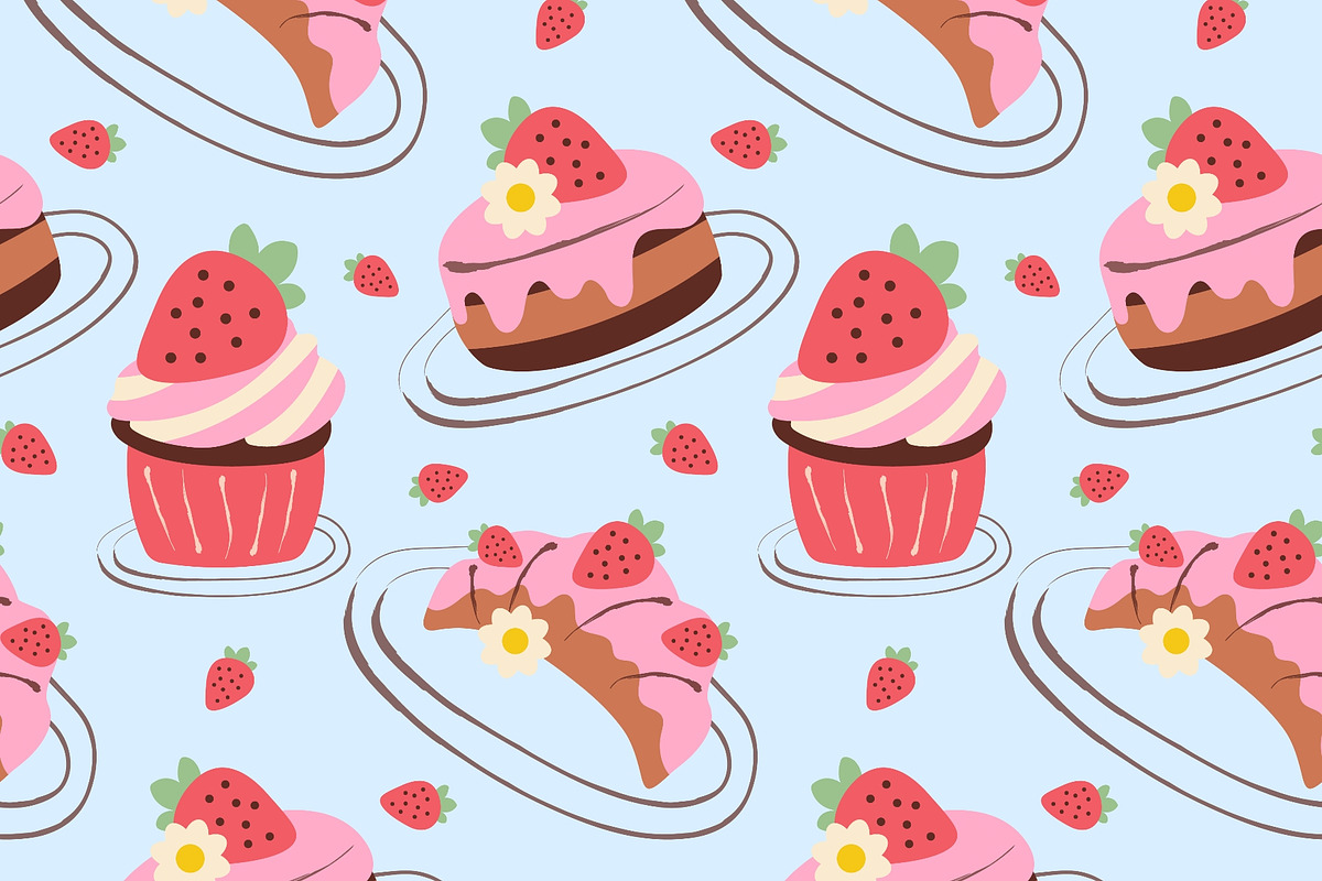 Bakery offers a variety of sweet, a Food Illustration by okskukuruza (Photo 2 of 3)