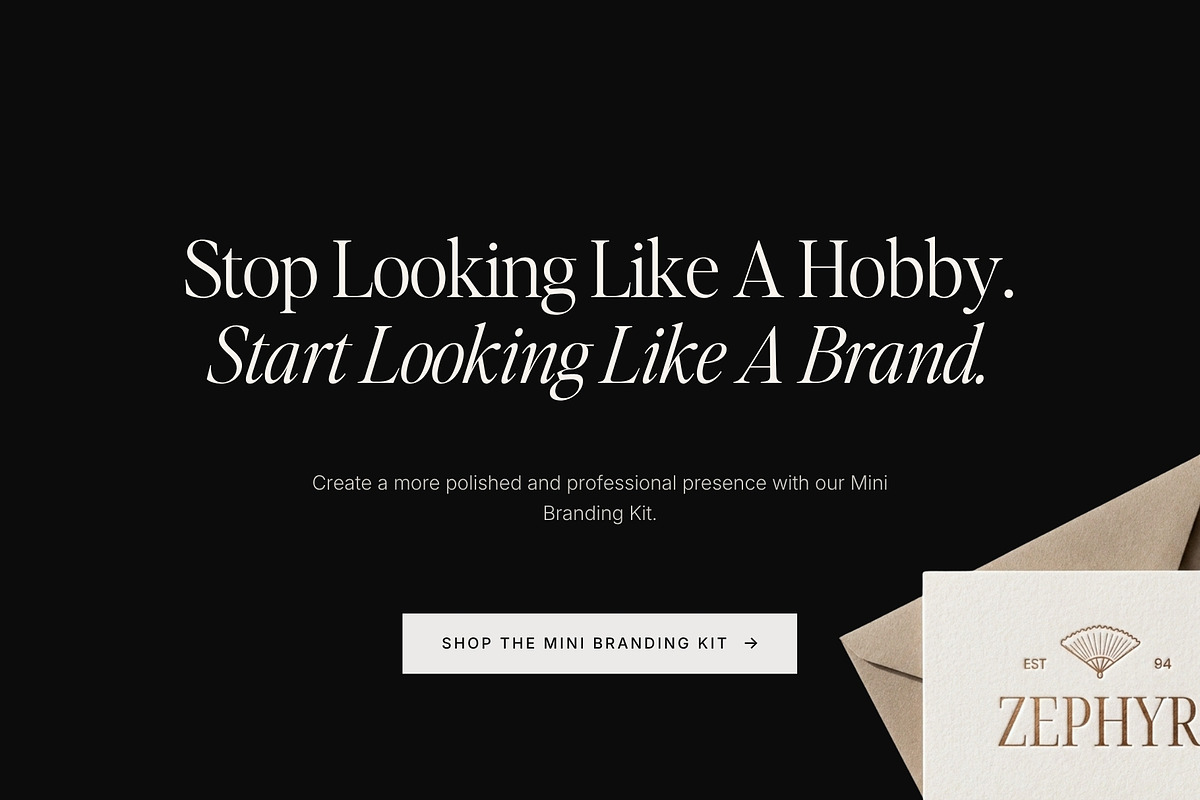 Zephyr Mini Brand Kit | Canva, a Branding & Logo Template by Adam and Grace (Photo 19 of 19)