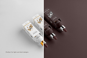 Serena Cosmetics Branding Mockups