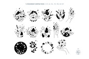 MAGICAL MUSHROOM LINE ART, an Object Illustration by Kate Art (Thumbnail 2 of 10)