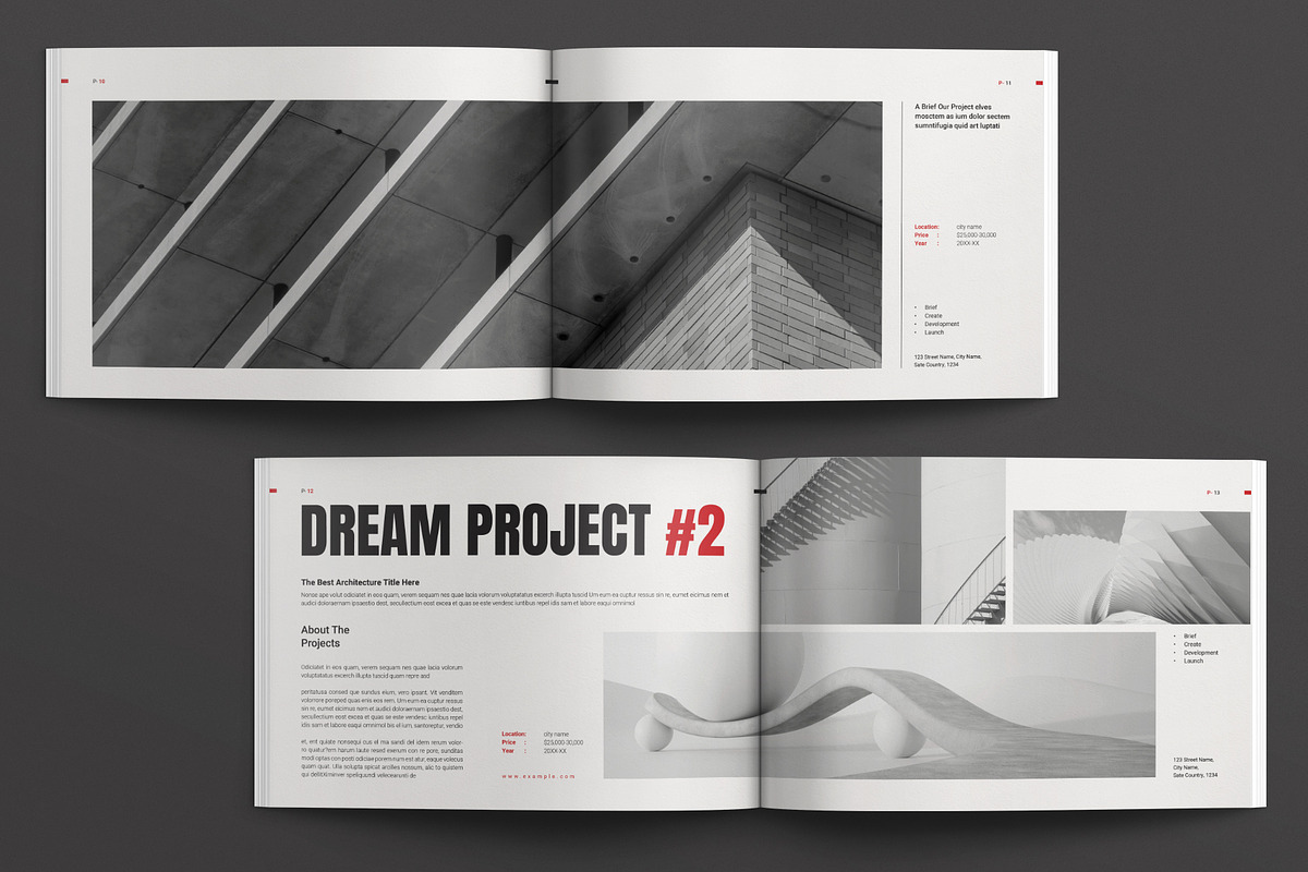 Architecture Portfolio Landscape, a Brochure Template by E-Type (Photo 5 of 12)