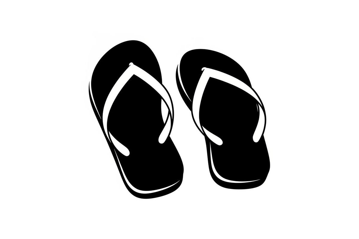 Beach Sandals Flip Flop Vector Bundl, an Illustration by jahid234 (Photo 14 of 49)