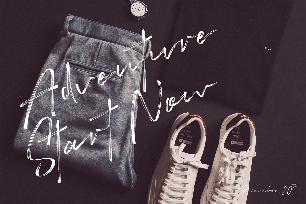 Rock Better - Handwritten Font, a Script Font by 50Fox (Photo 8 of 13)
