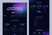 Future.Ai - Marketing Landing page, a Landing Page Template by Ahmed Rubel (Thumbnail 4 of 5)