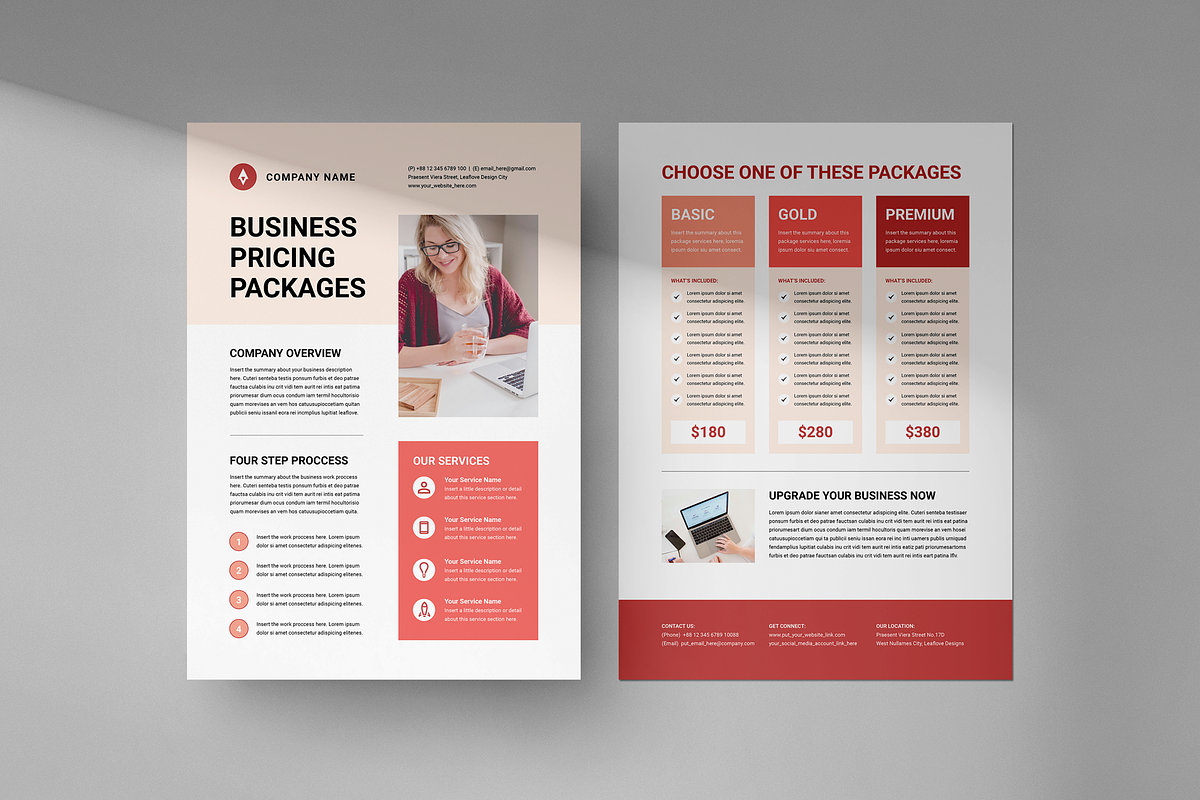 Business Price List Bundle, a Flyer Template by Leaflove (Photo 4 of 10)