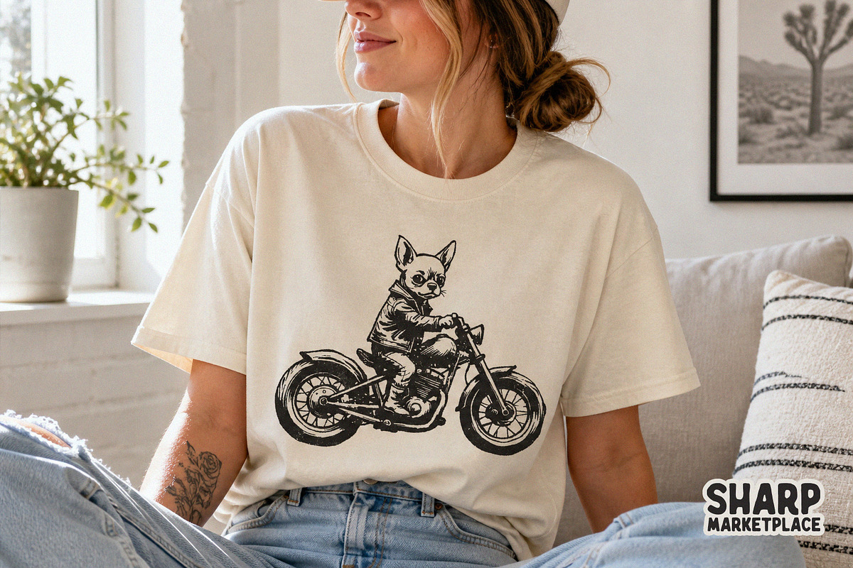 Vintage Chihuahua Riding, an Object Graphic by SharpMarketplace (Photo 2 of 4)