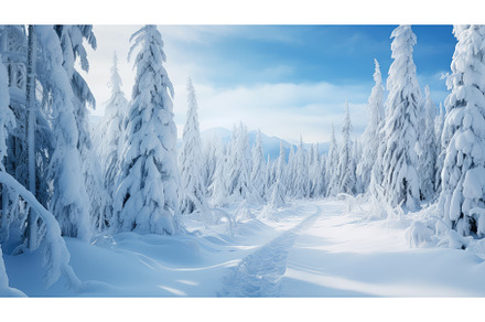 snow snowy scenery hiking frosty ai, a Nature Photo by pikepicture